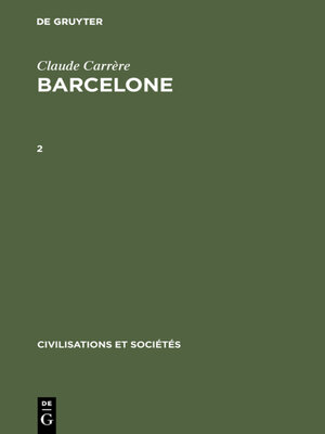 cover image of Claude Carrère